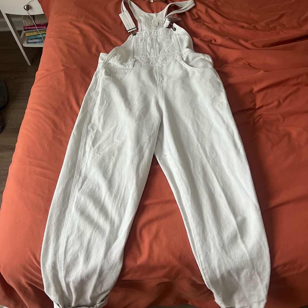 Moda Cream Overalls